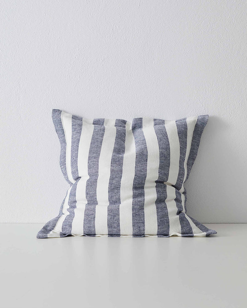 Vito Linen Stripe Cushion - 10 Colours