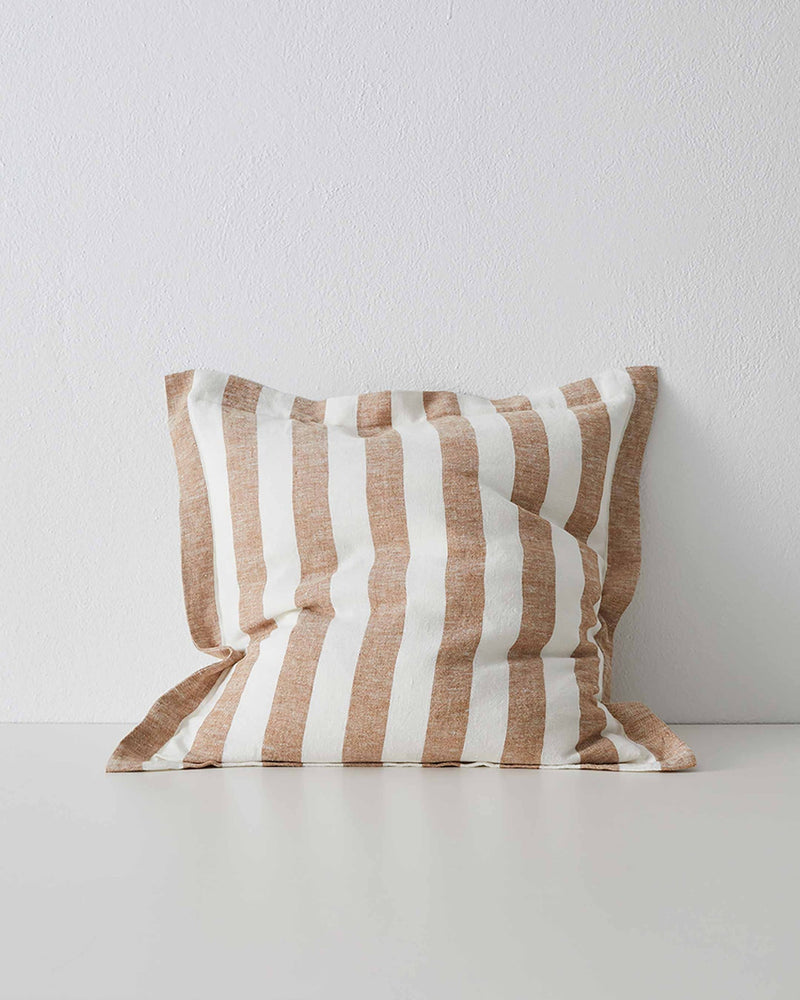 Vito Linen Stripe Cushion - 10 Colours