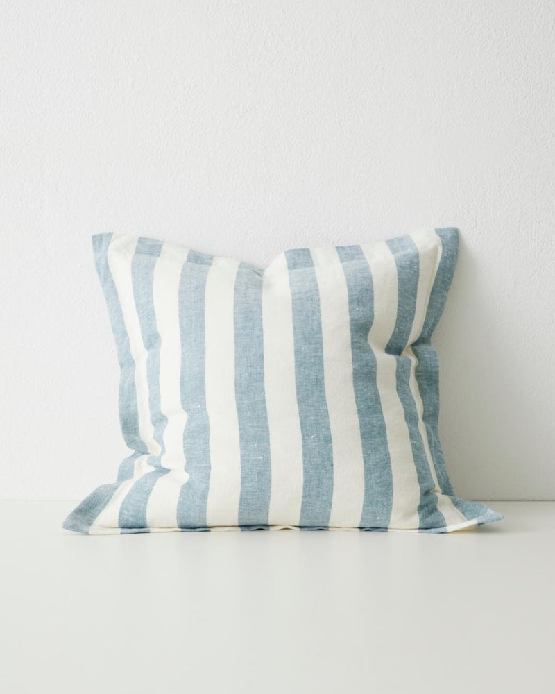 Vito Linen Stripe Cushion - 10 Colours