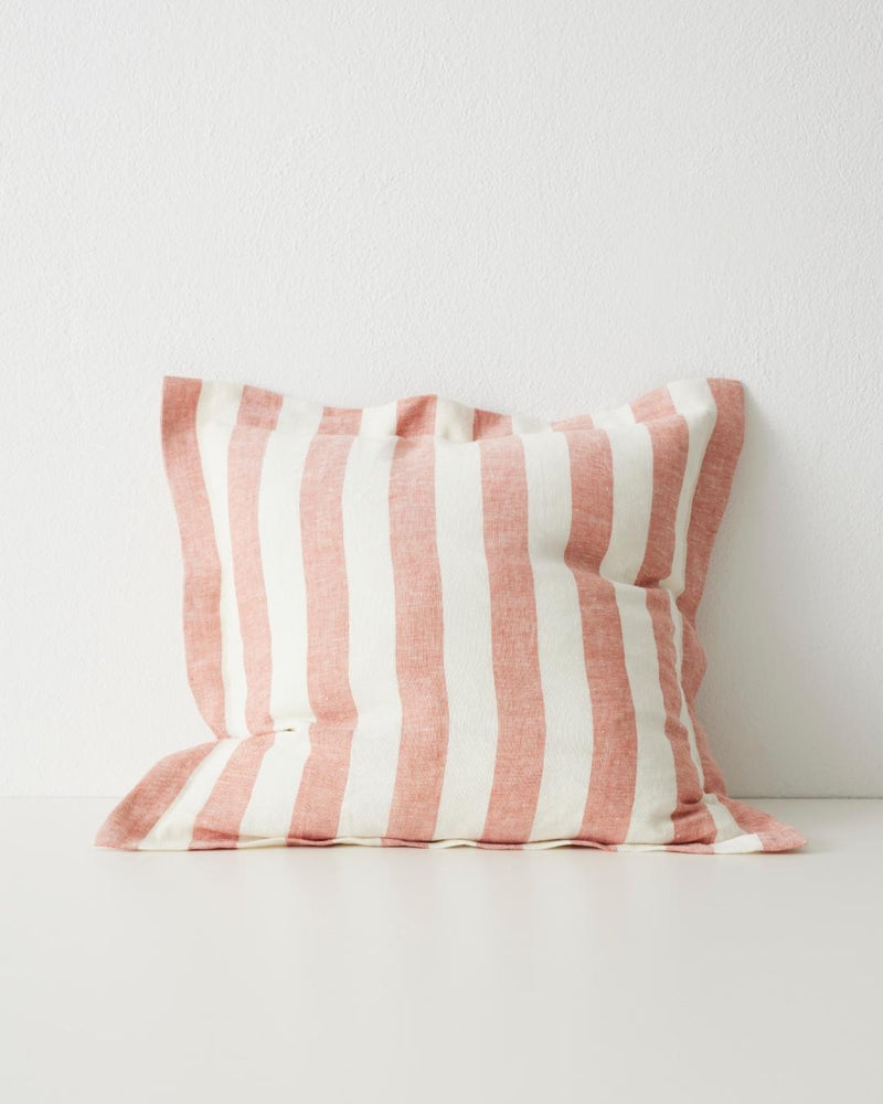 Vito Linen Stripe Cushion - 10 Colours