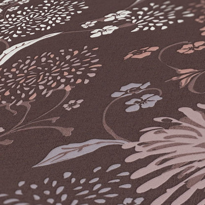 Bloom Wallpaper - House of Turnowsky - Brown/Pink