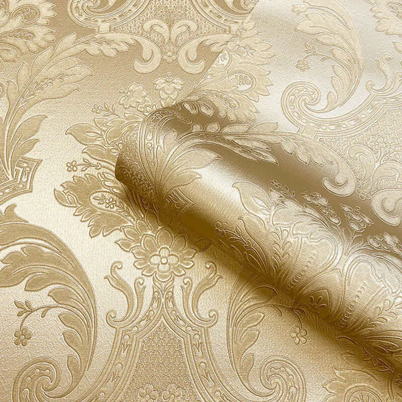 Amara Damask Wood Panel Wallpaper - 6 Colours