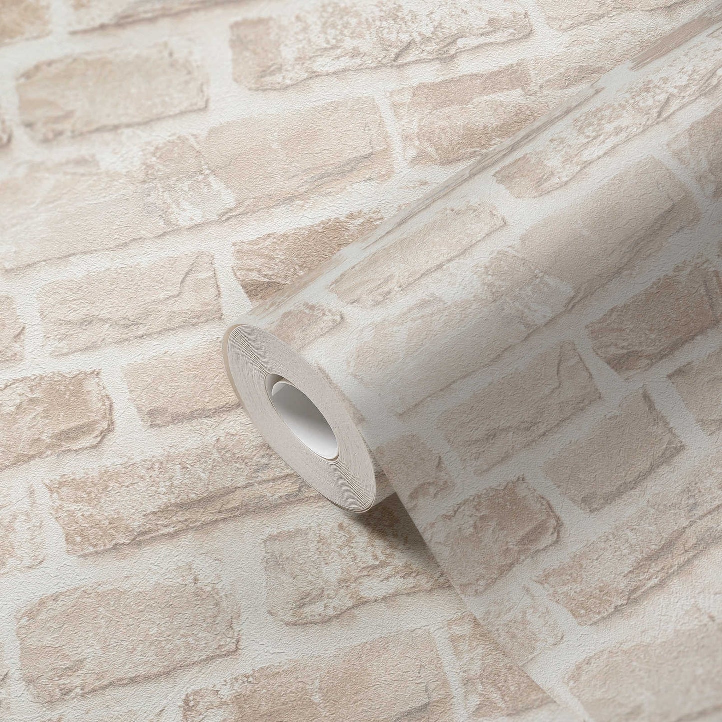 Classic Brickstone - Natural Wallpaper - Beige