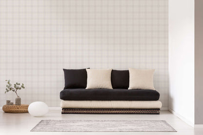 Maison Charme Plaid Wallpaper - Pink