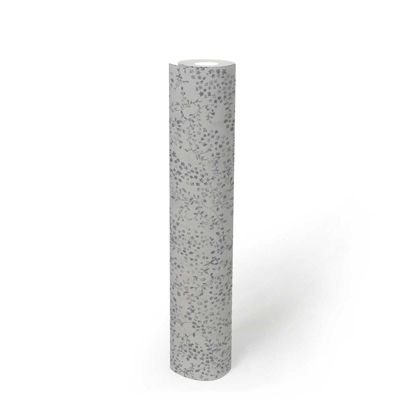 Tiny Tendrils Wallpaper - Grey