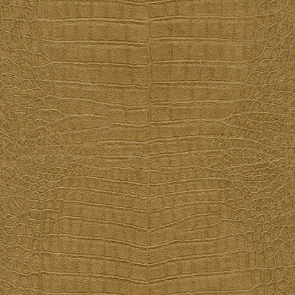 Imitation Crocodile Leather Wallpapers - Gold