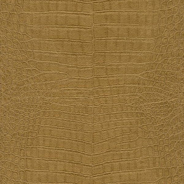 Sample - Imitation Crocodile Leather Wallpapers - Gold