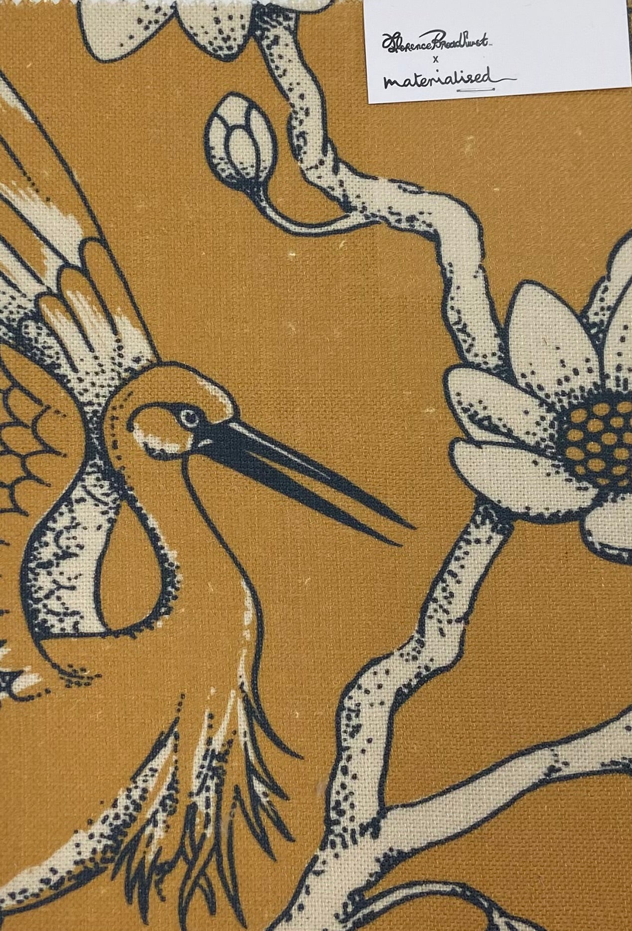 Egrets Florence Broadhurst Fabric - 12 Colours