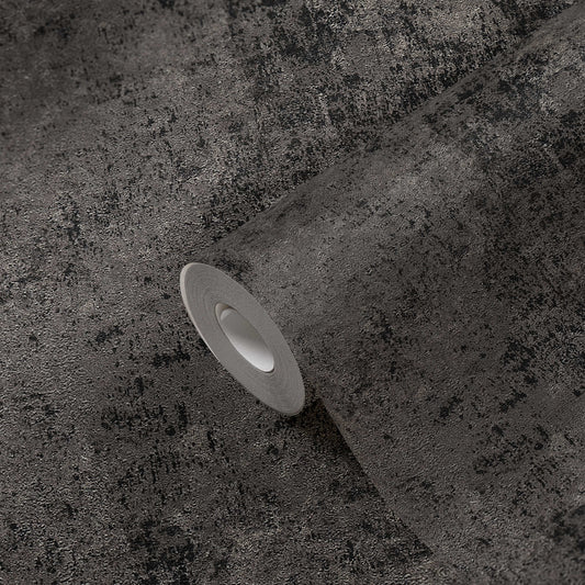 Industrial Grunge Wallpaper - Carbon