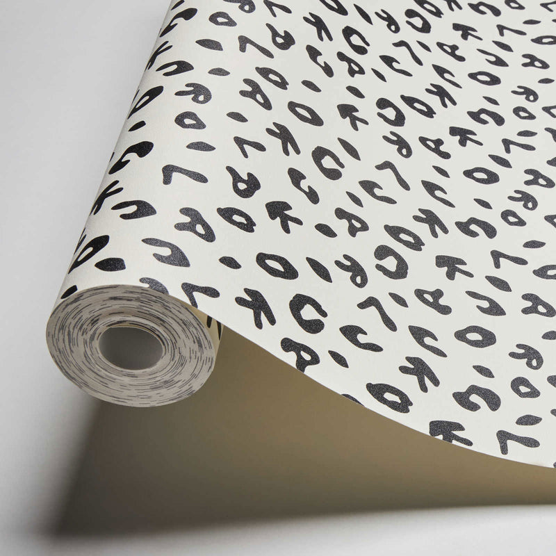 Leopard - Karl Lagerfeld Wallpaper - Black White