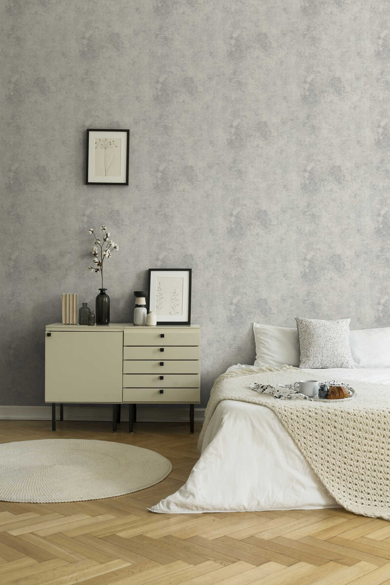 Industrial Grunge Wallpaper  - Grey