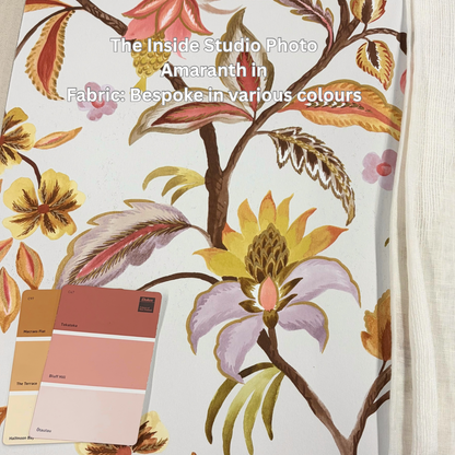 Amaranth – Jacobean Floral Wallpaper – Cream/Blush