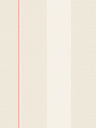 Rock Chic Stripes - Heavy Weight Wallpaper - Red/White