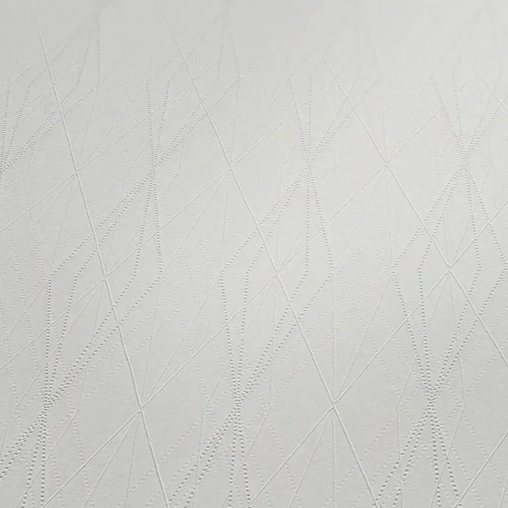 Diamond Relief Wallpaper - Brown