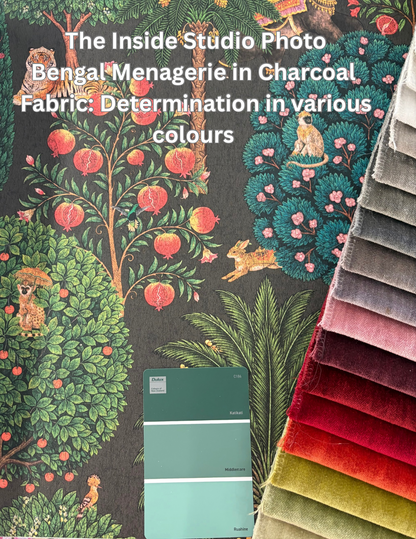 Bengal – Menagerie Wallpaper – Charcoal