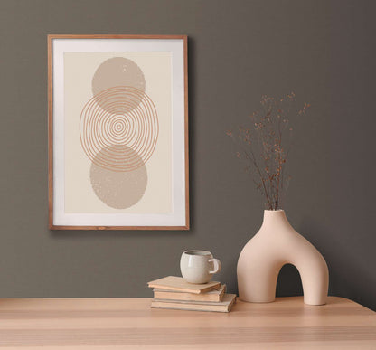 Retro Chic Plain Textured  Vinyl Wallpaper – Mocha