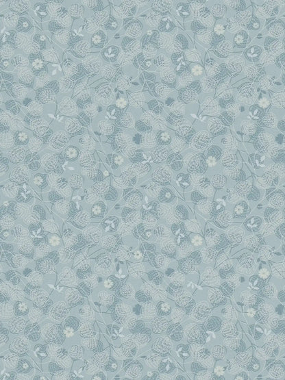 Leafy Heart - Wallpaper - Blue
