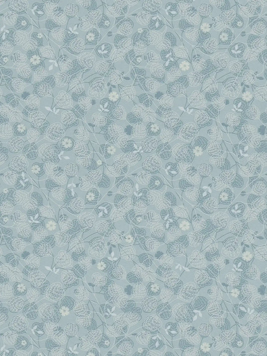 Leafy Heart - Wallpaper - Blue
