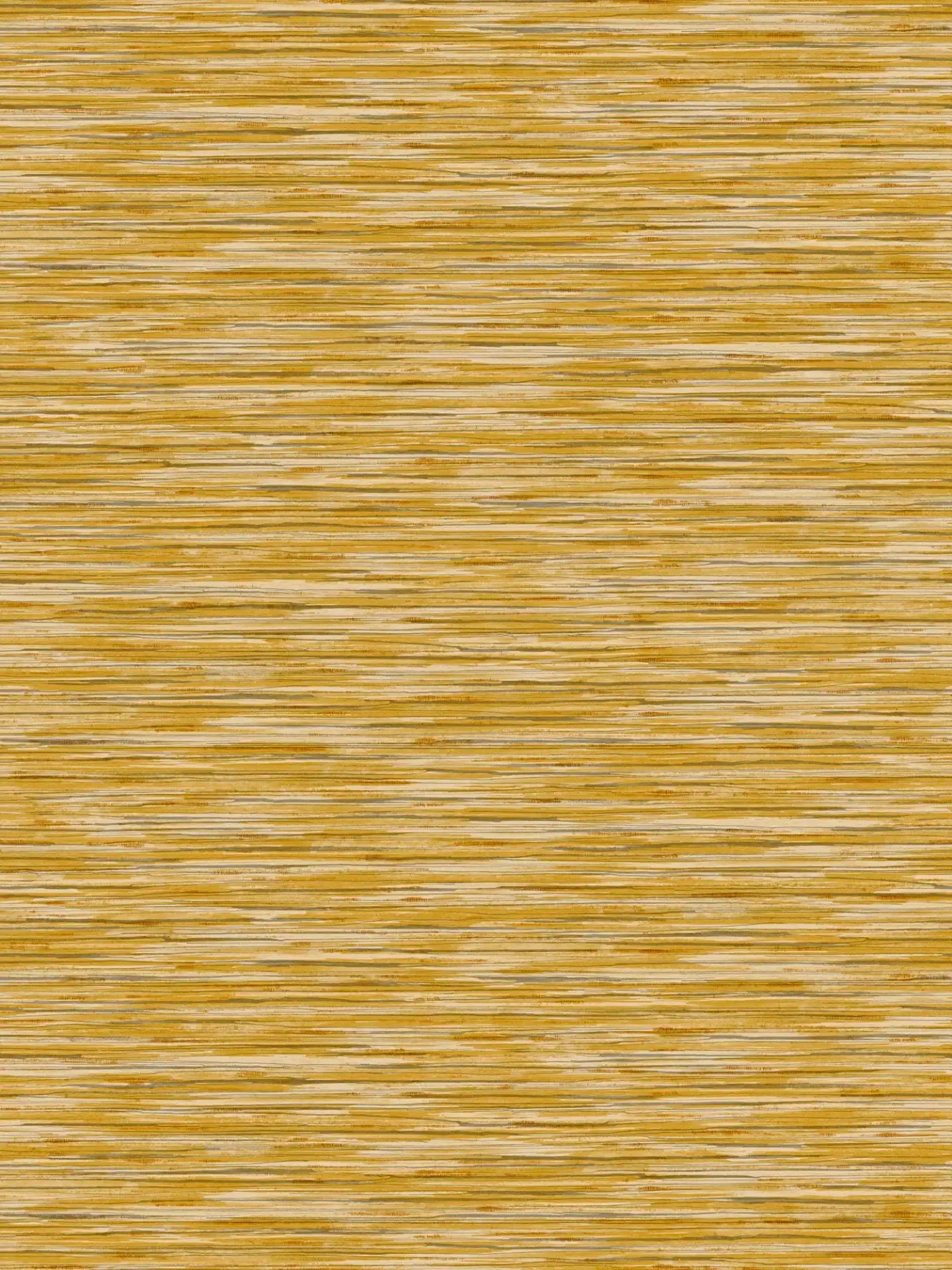 Jung Reed Heavy Weight Vinyl Wallpaper - Ochre Yellow - Arriving January 2027