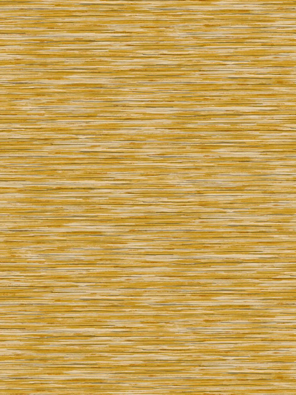 Sample - Jung Reed Heavy Weight Vinyl Wallpaper - Ochre Yellow