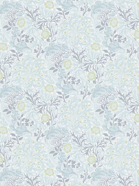 Seaweed Wallpaper - Green/Grey