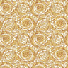 Versace Floral Garland Wallpaper - Gold/Beige