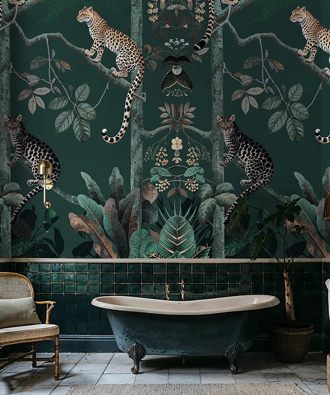 Panthera The Mural Hybrid Wallpaper