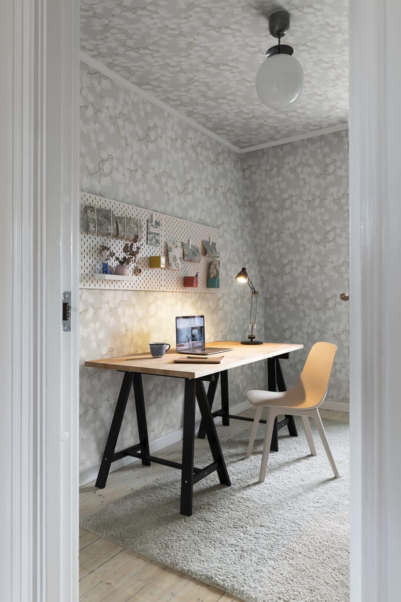 Pine Wallpaper - Grey
