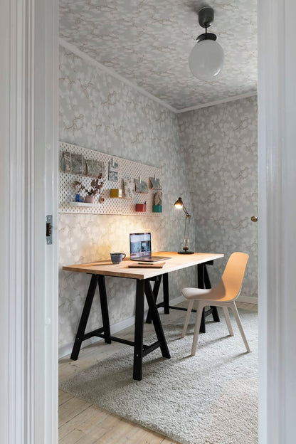 Pine Wallpaper - Grey