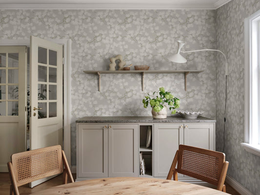 Pine Wallpaper - Grey