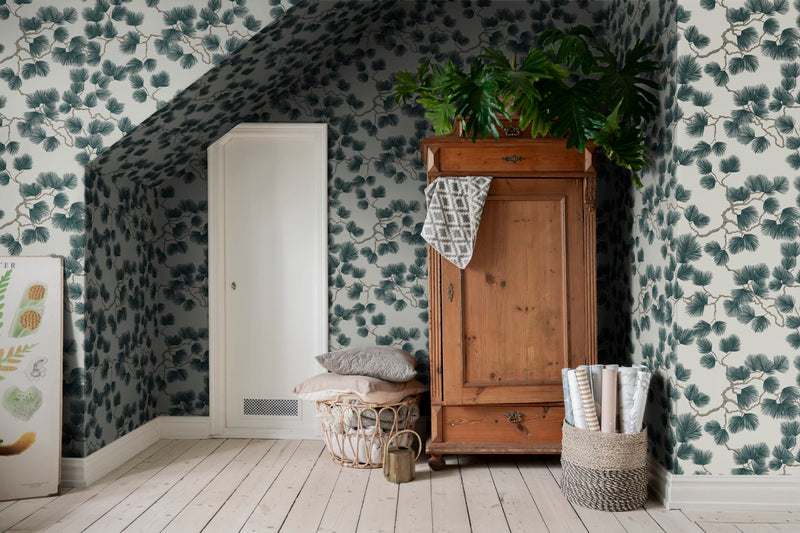 Sample - Pine Wallpaper - Green