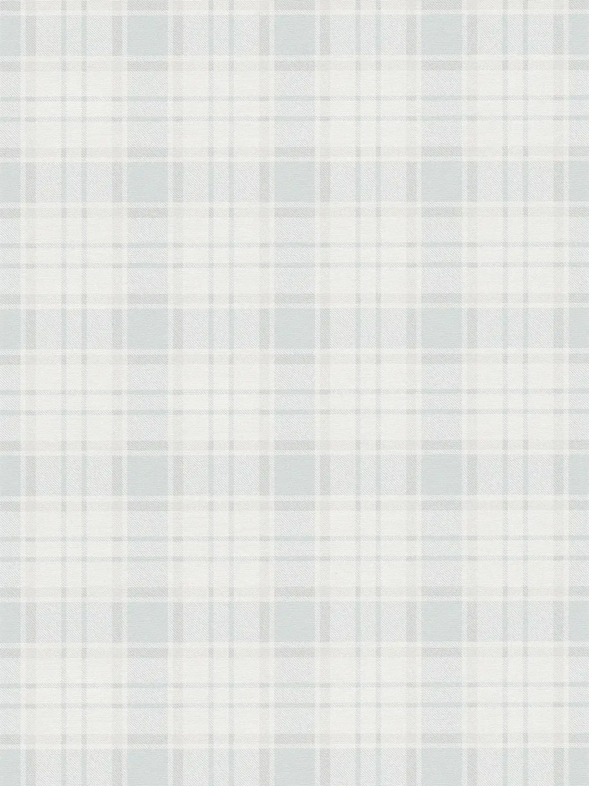 Maison Charme Plaid Wallpaper - White