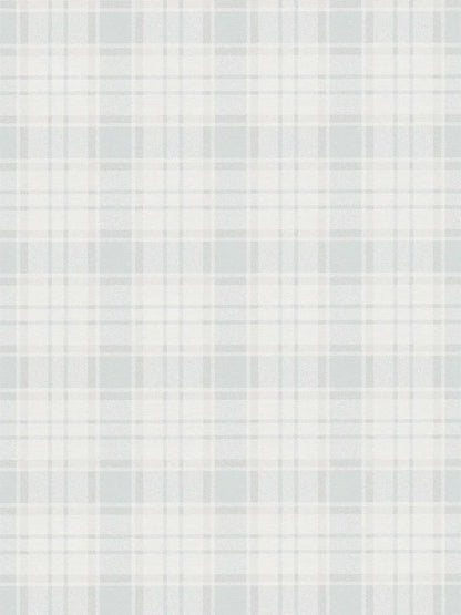 Maison Charme Plaid Wallpaper - White