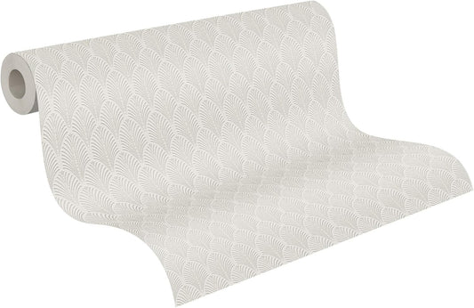 Pop Style Art Deco White Wallpaper - 12 Rolls Due in September