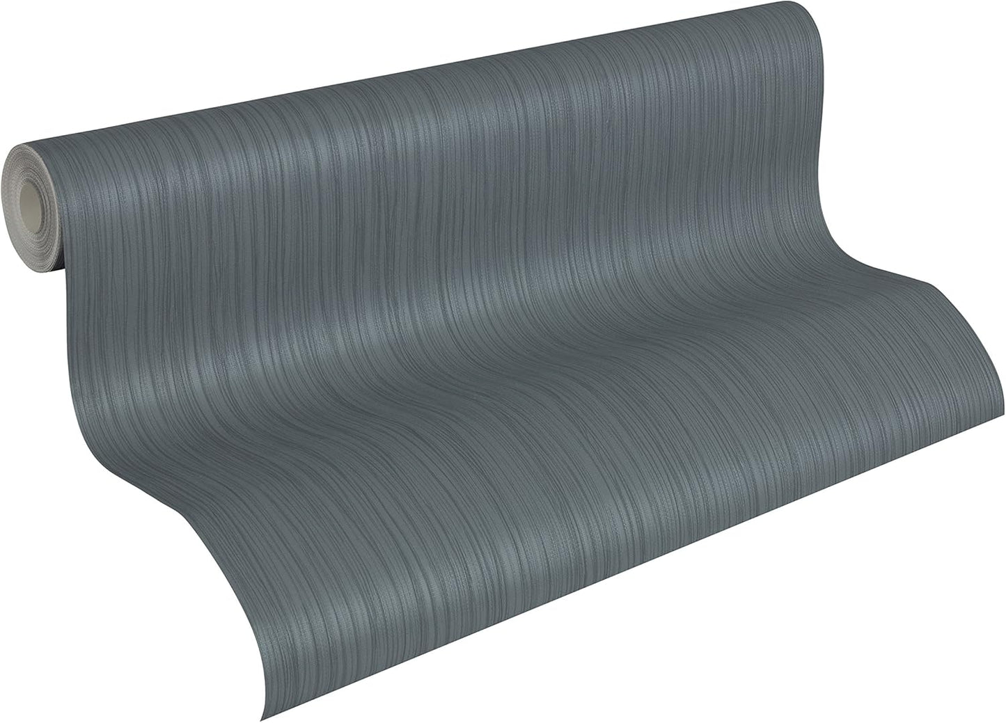 Nobile Architects Textured Heavy Weight WIDE Vinyl Wallpaper - Denim Grey