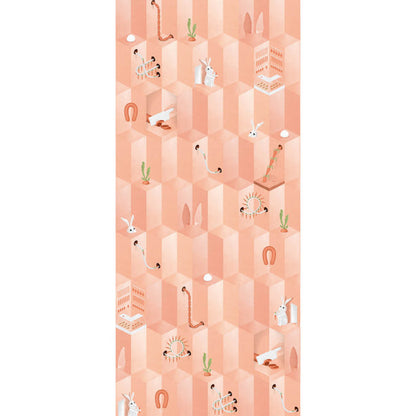 Pink Carrot Wallpaper Mural {per m2}