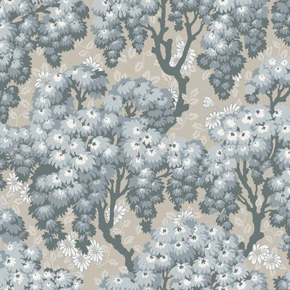 Ragnvi Wallpaper - Indigo Blue