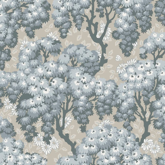 Ragnvi Wallpaper - Indigo Blue