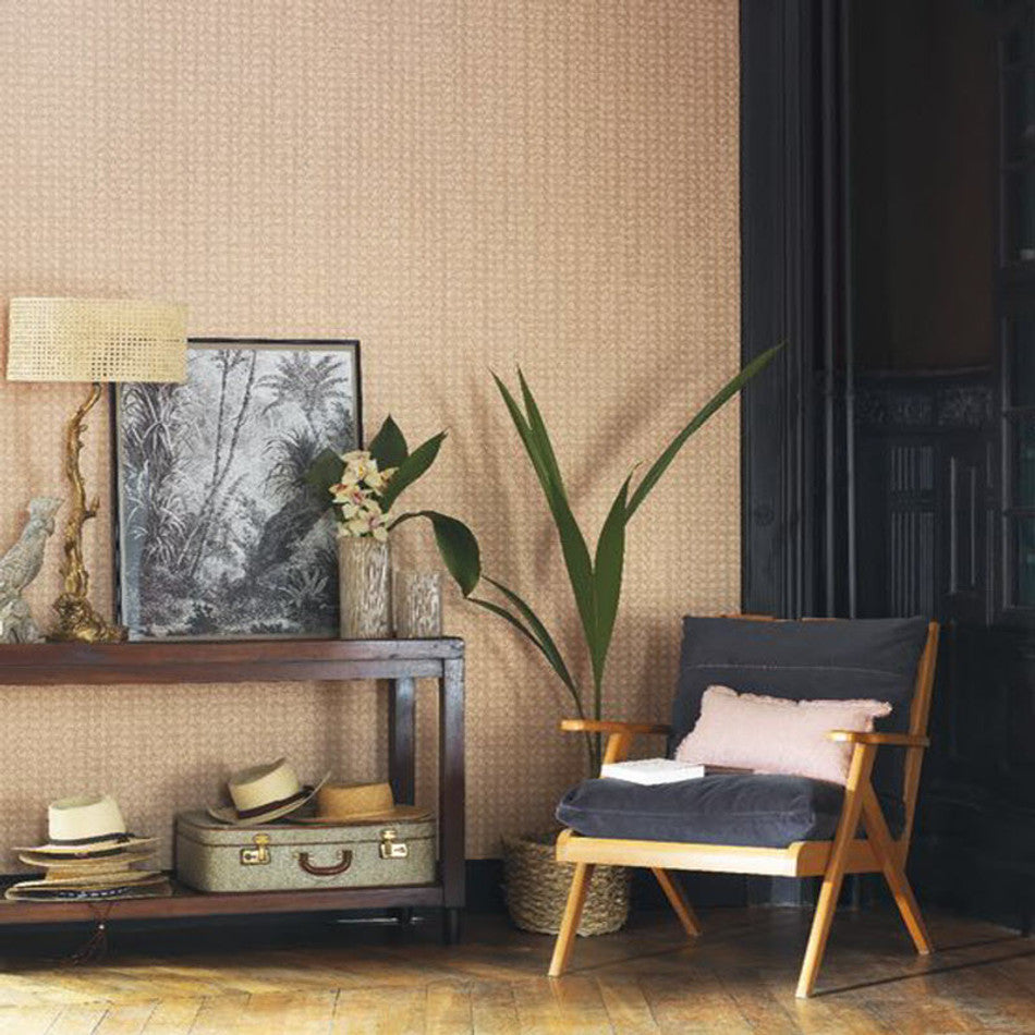 Cuba Paja Vinyl Wallpaper - Sable - 4 Rolls left