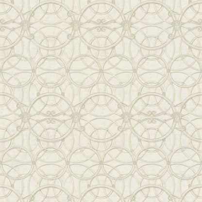 Versace Chain Wallpaper - Creme/Gold/White