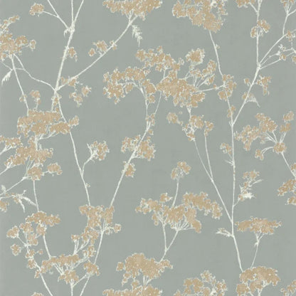 Graminees Wallpaper - Grey/Blue