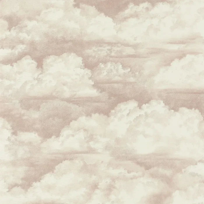 Sample - Nuage Wallpaper - Pink/White