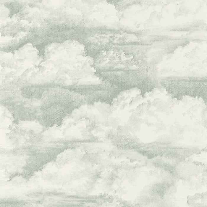 Nuage Wallpaper - Green/White - Discontinuing