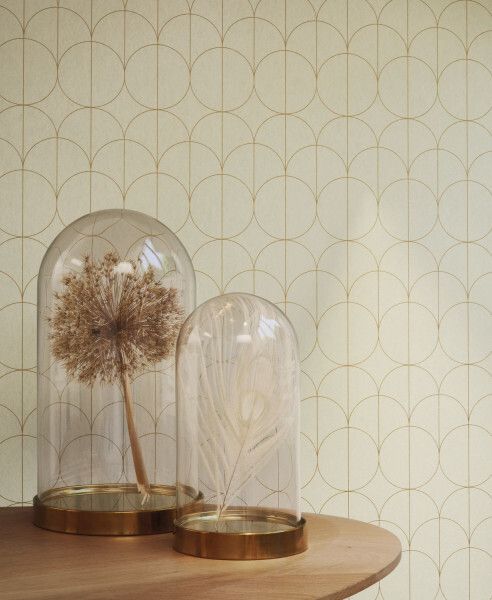 Reflect 1930 Wallpaper - Taupe