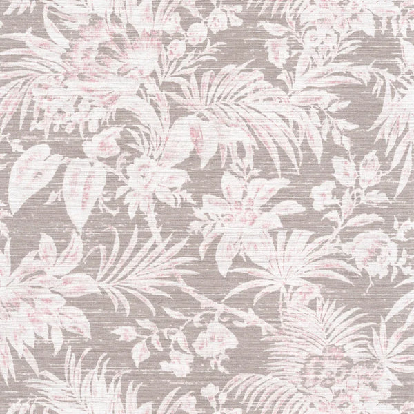 Sample - Fern Wallpaper - Taupe Pink - Discontinuing