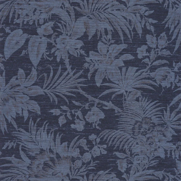 Sample - Fern Wallpaper - Indigo - Discontinuing