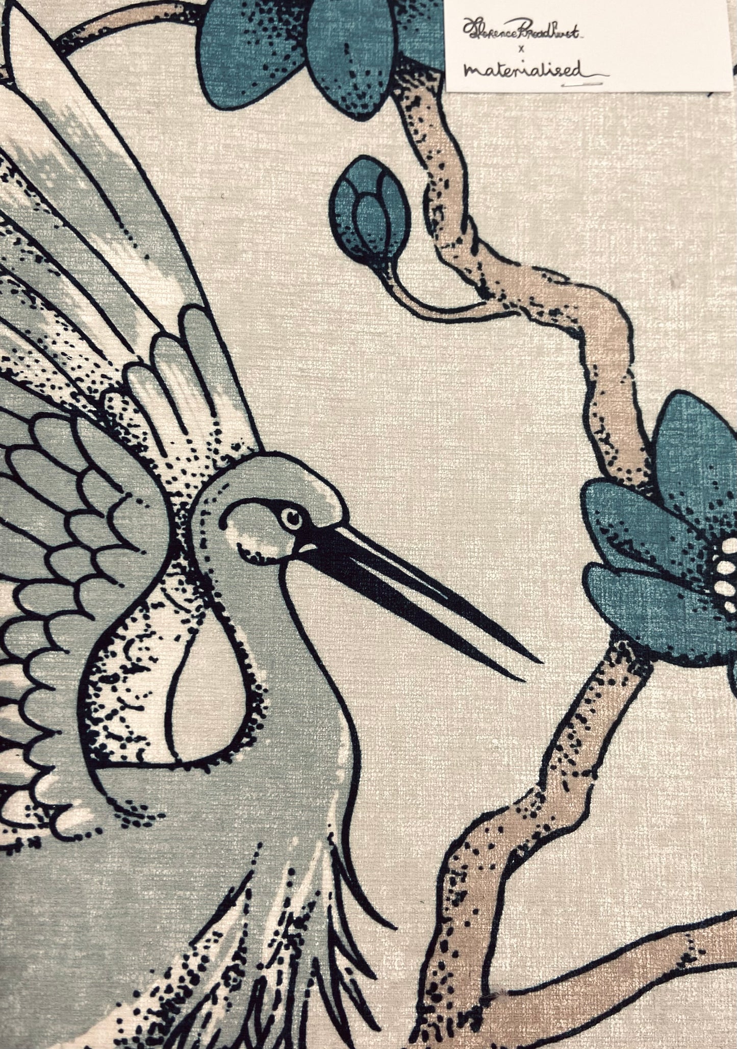 Egrets Florence Broadhurst Fabric - 12 Colours