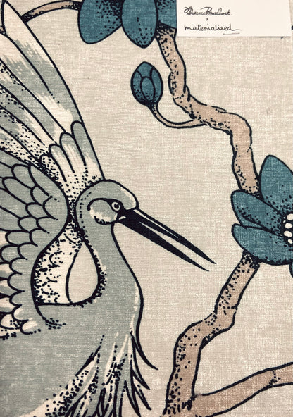 Egrets Florence Broadhurst Fabric - 12 Colours