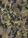 Living Jungle Chevron Wallpaper - Black