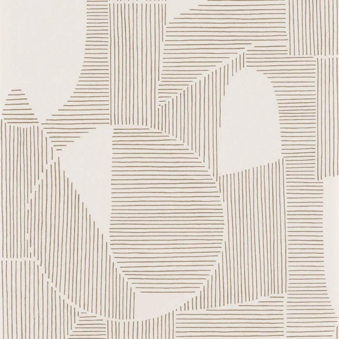 Sample - Graphique Casadeco  Wallpaper - Cream